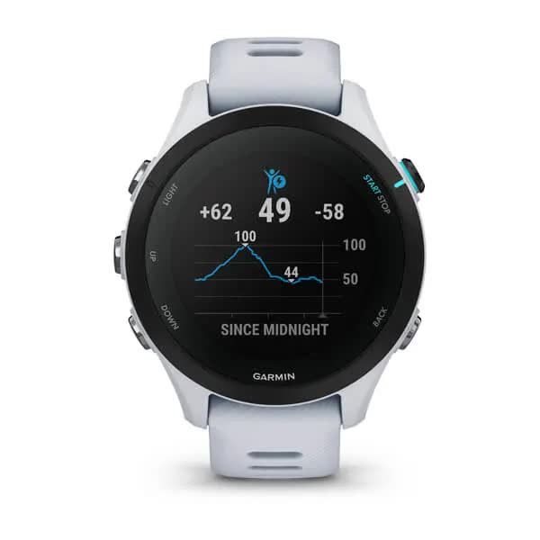 Смарт-часы Garmin Forerunner 255S Music, цвет белый камень 010-02641-33 фото