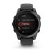 Смарт-часы Garmin Fenix E – 47 мм, AMOLED, сланцево-серый стальной корпус с черным силиконовым ремешком 010-03025-01 фото 6