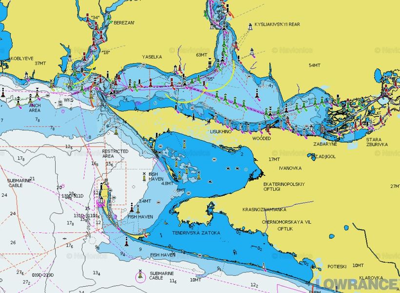 Карта Navionics Gold "Днепр, Средиземное и Черное море" 43XG фото