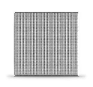 Тонкий сабвуфер для дома JL Audio Pavilion 8&rdquo; с белой квадратной решеткой (подходит для использования на открытом воздухе)
