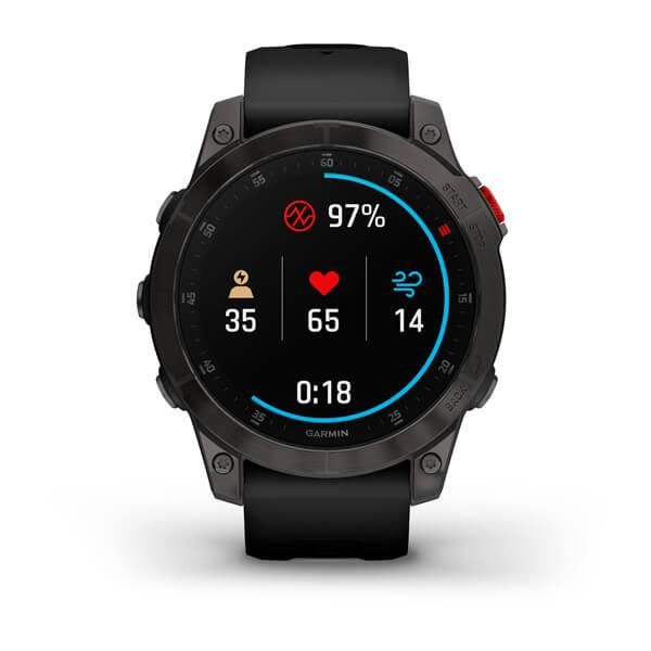 Смарт-часы Garmin Epix (Gen 2) Sapphire черные титановые 010-02582-11 фото