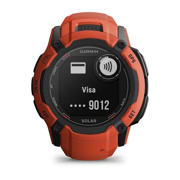 Смарт-часы Garmin Instinct 2X Solar пламенно-красные 010-02805-01 фото