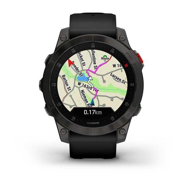 Смарт-годинник Garmin Epix (Gen 2) Sapphire чорний титановий 010-02582-11 фото