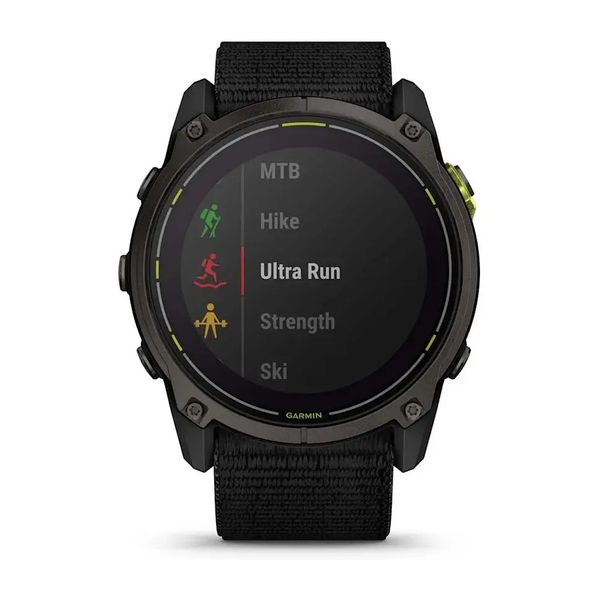 Смарт-годинник Garmin Enduro 3 з чорним нейлоновим ремінцем UltraFit 010-02751-01 фото