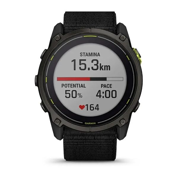 Смарт-часы Garmin Enduro 3 с черным нейлоновым ремешком UltraFit 010-02751-01 фото