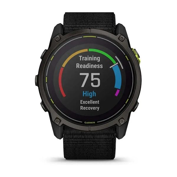 Смарт-годинник Garmin Enduro 3 з чорним нейлоновим ремінцем UltraFit 010-02751-01 фото