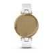 Смарт-часы Garmin Lily Classic Light Gold с белым корпусом и ремешком из итальянской кожи 010-02384-B3 фото 2