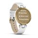 Смарт-часы Garmin Lily Classic Light Gold с белым корпусом и ремешком из итальянской кожи 010-02384-B3 фото 3