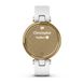 Смарт-годинник Garmin Lily Classic Light Gold з білим корпусом та ремінцем з італійської шкіри 010-02384-B3 фото 4