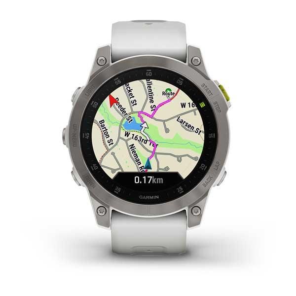 Смарт-часы Garmin Epix (Gen 2) Sapphire белые титановые 010-02582-21 фото