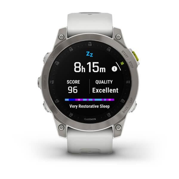 Смарт-часы Garmin Epix (Gen 2) Sapphire белые титановые 010-02582-21 фото