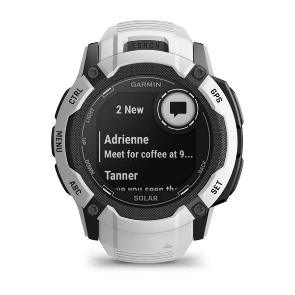 Смарт-годинник Garmin Instinct 2X Solar білий 010-02805-04 фото