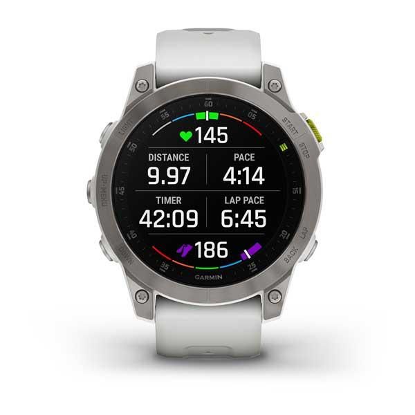 Смарт-часы Garmin Epix (Gen 2) Sapphire белые титановые 010-02582-21 фото