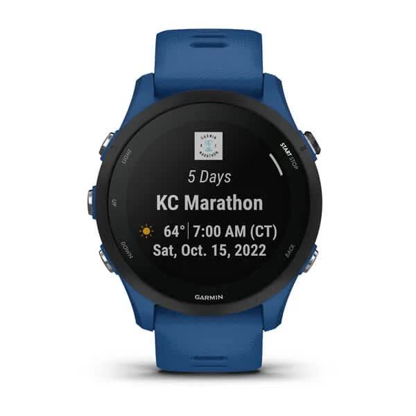 Смарт-годинник Garmin Forerunner 255, колір насичений синій 010-02641-11 фото