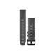 Ремінець Garmin QuickFit для годинників Fenix 5/6/7 та Epix 2 силіконовий графітовий, 22 мм 010-13111-01 фото 1