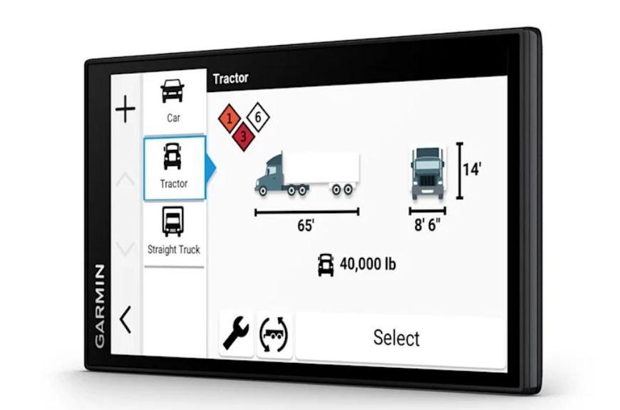 6-дюймовый GPS-навигатор для грузовиков Garmin dēzl™ OTR620 010-02923-00 фото