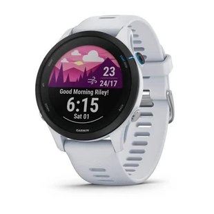 Смарт-годинник Garmin Forerunner 255 Music, колір білий камінь 010-02641-31 фото