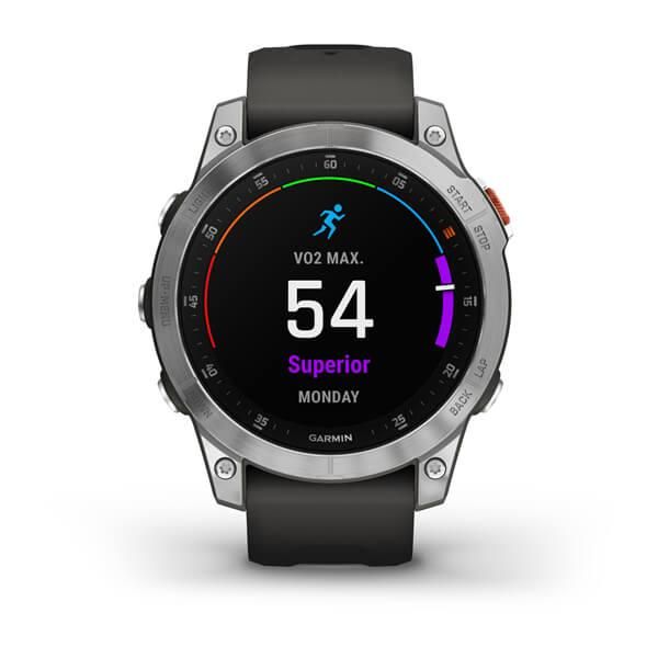 Смарт-часы Garmin Epix (Gen 2) темно-серые стальные 010-02582-01 фото