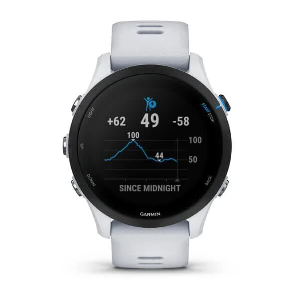 Смарт-годинник Garmin Forerunner 255 Music, колір білий камінь 010-02641-31 фото