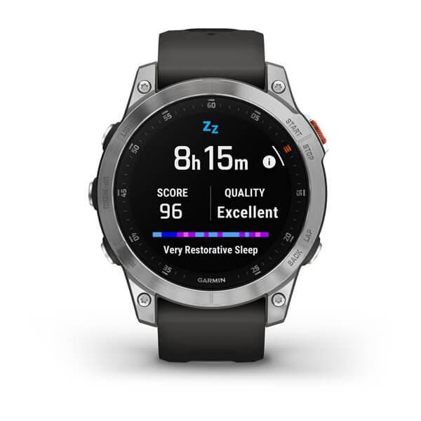 Смарт-часы Garmin Epix (Gen 2) темно-серые стальные 010-02582-01 фото