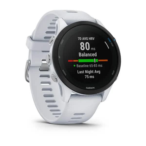 Смарт-годинник Garmin Forerunner 255 Music, колір білий камінь 010-02641-31 фото