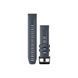 Ремінець Garmin QuickFit для годинників Fenix 5/6/7 та Epix 2 силіконовий графітово-синій, 22 мм 010-13111-05 фото 1