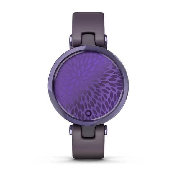 Смарт-часы Garmin Lily Sport Midnight Orchid с темно-фиолетовым корпусом и силиконовым ремешком 010-02384-12 фото