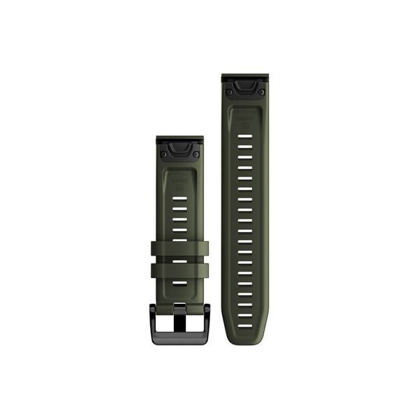 Ремінець Garmin QuickFit для годинників Fenix 5/6/7 та Epix 2 силіконовий кольору моху, 22 мм