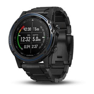 Смарт-годинник Garmin Descent Mk1 Grey Sapphire Titanium з титановим ремінцем 010-01760-11 фото