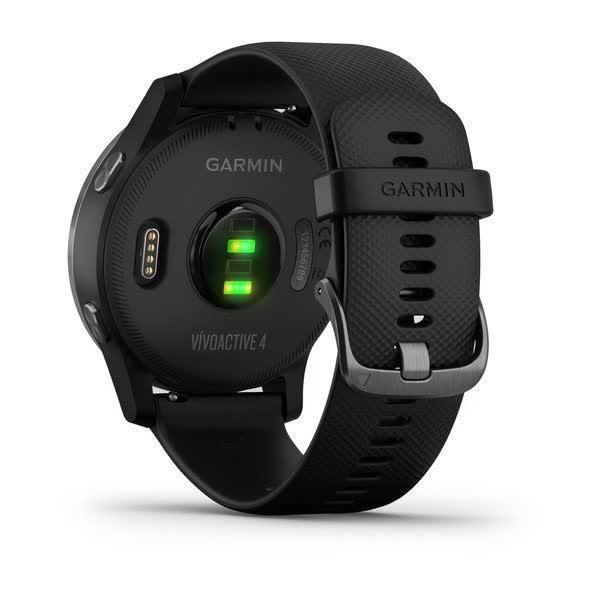 Смарт-часы Garmin Vivoactive 4 серые с черным ремешком 010-02174-13 фото