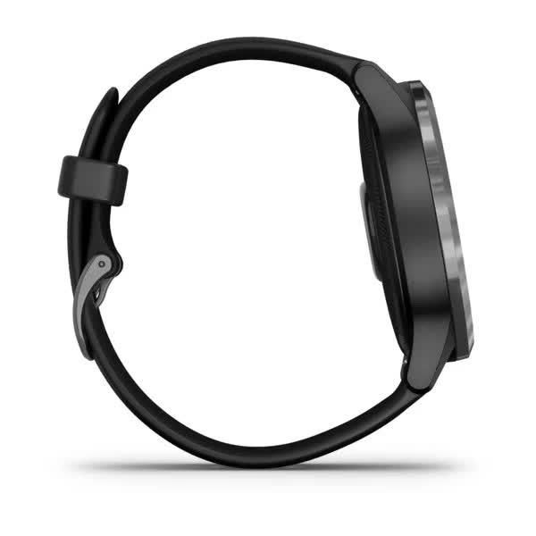 Смарт-годинник Garmin Vivoactive 4 сірий з чорним ремінцем 010-02174-13 фото