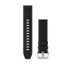 Кожаный/каучуковый ремешок Garmin QuickFit 22 для часов Epix, Fēnix, Instinct и других, черный/зеленый 010-13225-09 фото 1