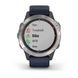 Смарт-часы Garmin Quatix 6 серые с темно-синим ремешком 010-02158-91 фото 7