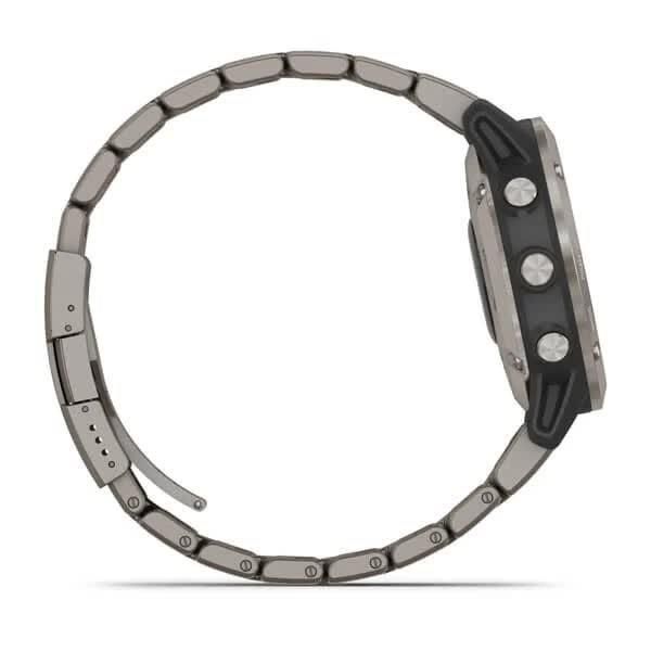 Смарт-часы Garmin Quatix 6 серые титановые с титановым ремешком 010-02158-95 фото