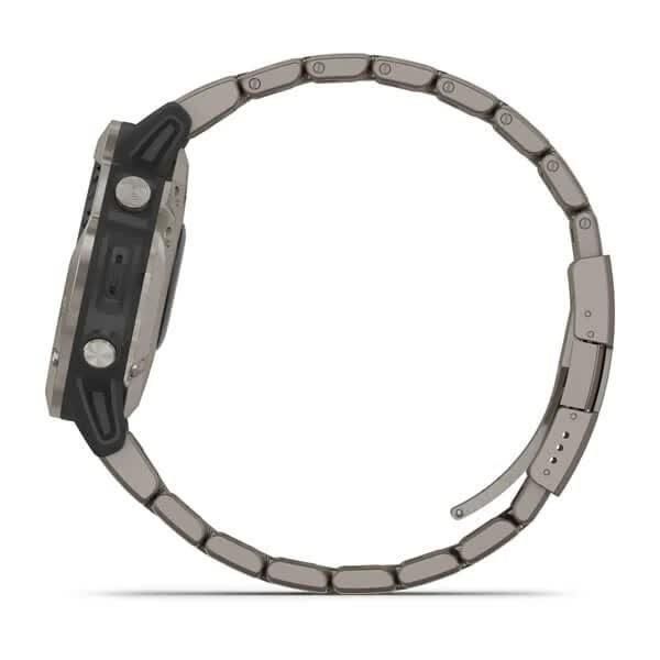 Смарт-часы Garmin Quatix 6 серые титановые с титановым ремешком 010-02158-95 фото