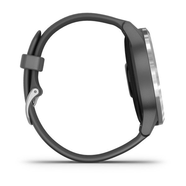 Смарт-часы Garmin Vivoactive 4 серебристые с серым корпусом и ремешком 010-02174-03 фото