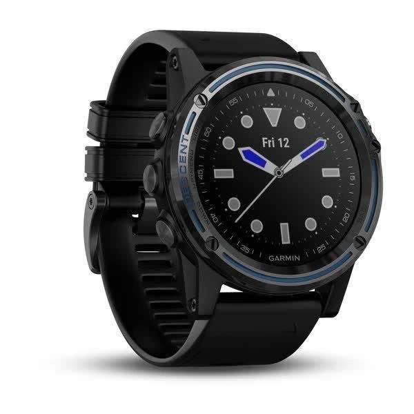 Смарт-часы Garmin Descent Mk1 серые Sapphire с черным ремешком 010-01760-12 фото