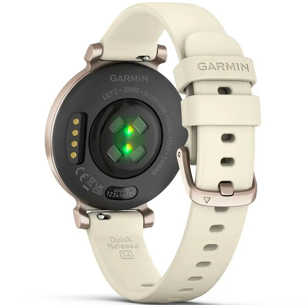 Смарт-часы Garmin Lily 2, кремовое золото, силиконовый ремешок кокосового цвета 010-02839-00 фото