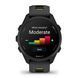 Смарт-годинник Garmin Forerunner 170 чорний з чорно-жовтим ремінцем