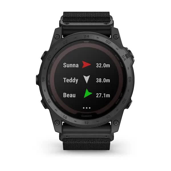 Смарт-годинник Garmin Tactix 7 Pro Ballistics Edition чорний з сонячною зарядкою і нейлоновим ремінцем 010-02704-21 фото