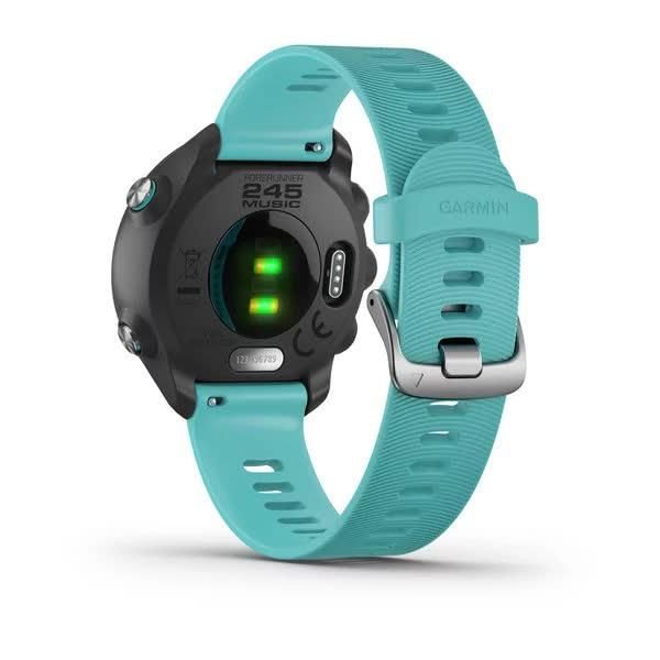 Смарт-годинник Garmin Forerunner 245 Music, колір чорний/бірюзовий 010-02120-32 фото