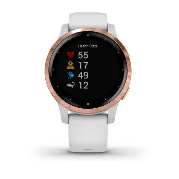 Смарт-годинник Garmin Vivoactive 4S білий, рожеве золото 010-02172-23 фото