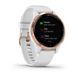 Смарт-годинник Garmin Vivoactive 4S білий, рожеве золото 010-02172-23 фото 4