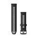 Сменный ремешок для часов Garmin Forerunner 965 (22 мм), черный/серый