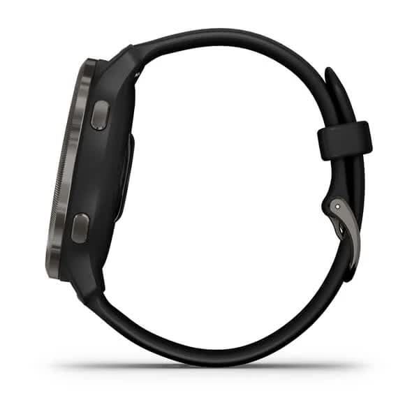 Смарт-часы Garmin Venu 2 черные с серым безелем и силиконовым ремешком 010-02430-11 фото