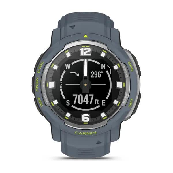 Смарт-годинник наручний Garmin Instinct Crossover - Standard Edition, синій граніт 010-02730-04 фото