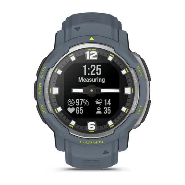 Смарт-годинник наручний Garmin Instinct Crossover - Standard Edition, синій граніт 010-02730-04 фото