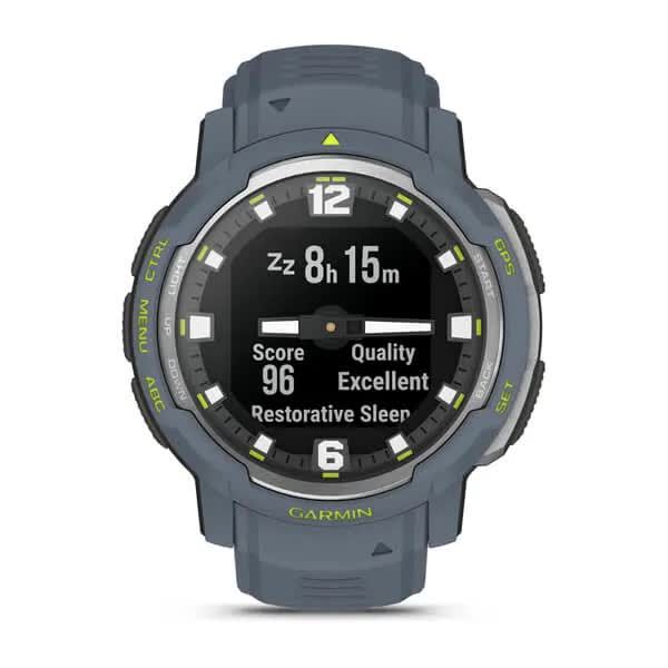 Смарт-годинник наручний Garmin Instinct Crossover - Standard Edition, синій граніт 010-02730-04 фото