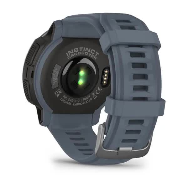 Смарт-годинник наручний Garmin Instinct Crossover - Standard Edition, синій граніт 010-02730-04 фото