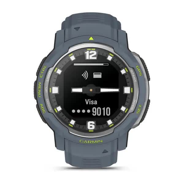 Смарт-годинник наручний Garmin Instinct Crossover - Standard Edition, синій граніт 010-02730-04 фото